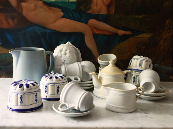 Lotto di accessori da cucina in porcellana  - Asta La casa classica. Stile intramontabile - Associazione Nazionale - Case d'Asta italiane