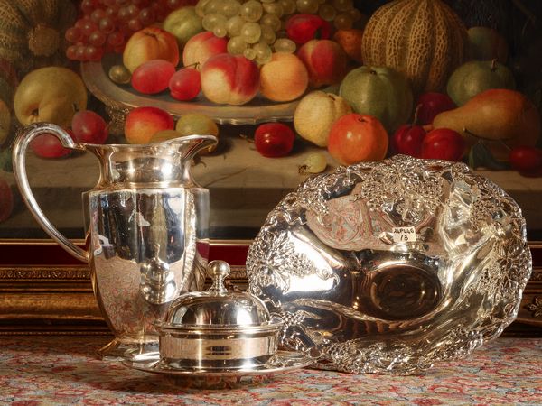 Lotto di accessori per la tavola in metallo argentato  - Asta La casa classica. Stile intramontabile - Associazione Nazionale - Case d'Asta italiane