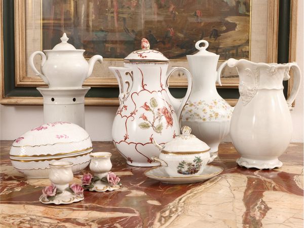 Lotto di porcellane, Ginori ed Herend  - Asta La casa classica. Stile intramontabile - Associazione Nazionale - Case d'Asta italiane