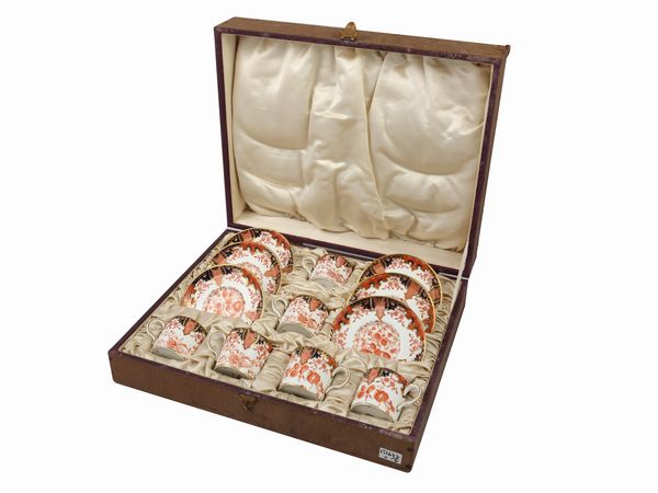 Servizio da caff� in porcellana, Royal Crown Derby  - Asta La casa classica. Stile intramontabile - Associazione Nazionale - Case d'Asta italiane