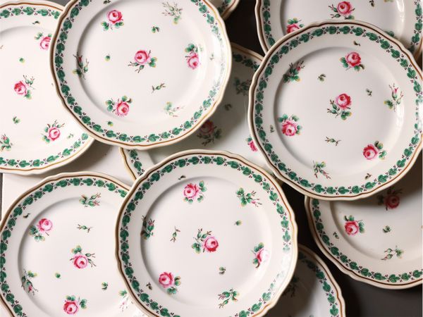 Servizio di piatti in porcellana, Richard Ginori  - Asta La casa classica. Stile intramontabile - Associazione Nazionale - Case d'Asta italiane