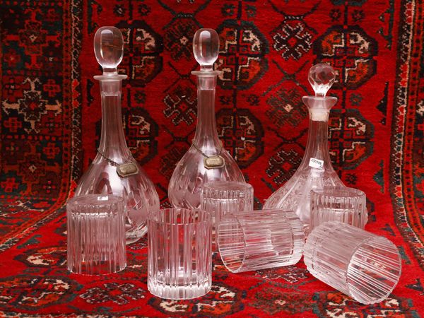 Set da degustazione in cristallo molato  - Asta La casa classica. Stile intramontabile - Associazione Nazionale - Case d'Asta italiane