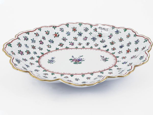 Vassoietto porta bon bon in porcellana, Dresden  - Asta La casa classica. Stile intramontabile - Associazione Nazionale - Case d'Asta italiane