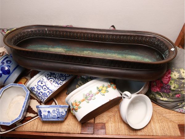 Assortimento di portavasi in terracotta e ceramica  - Asta La casa classica. Stile intramontabile - Associazione Nazionale - Case d'Asta italiane