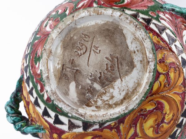 Grande vaso in terracotta invetriata  - Asta La casa classica. Stile intramontabile - Associazione Nazionale - Case d'Asta italiane