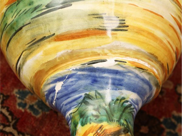 Grande vaso in terracotta smaltata  - Asta La casa classica. Stile intramontabile - Associazione Nazionale - Case d'Asta italiane