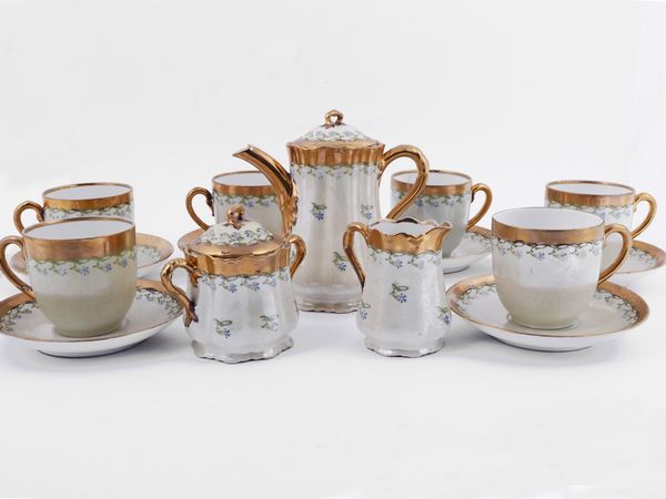 Servizio da t� in porcellana a lustro, Ginori  - Asta La casa classica. Stile intramontabile - Associazione Nazionale - Case d'Asta italiane