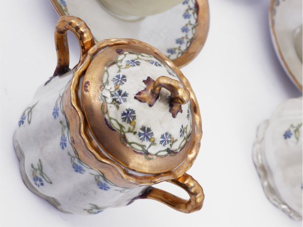 Servizio da t� in porcellana a lustro, Ginori  - Asta La casa classica. Stile intramontabile - Associazione Nazionale - Case d'Asta italiane