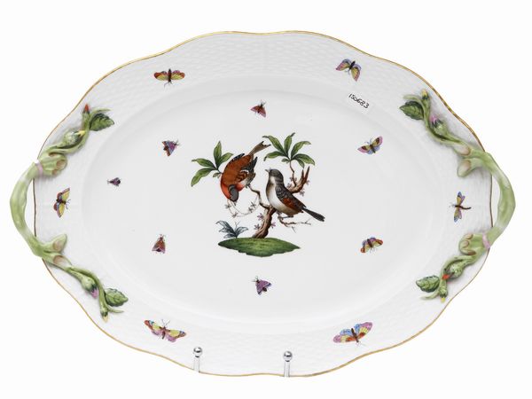 Vassoio in porcellana, Herend  - Asta La casa classica. Stile intramontabile - Associazione Nazionale - Case d'Asta italiane