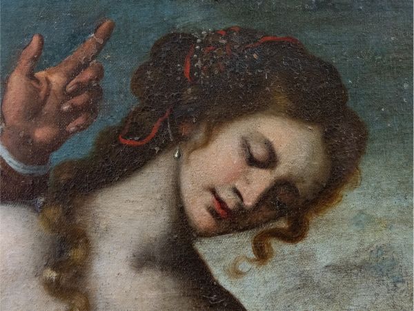 Bottega di Giovanni Bilivert : Susanna e i Vecchioni  - Asta La casa classica. Stile intramontabile - Associazione Nazionale - Case d'Asta italiane