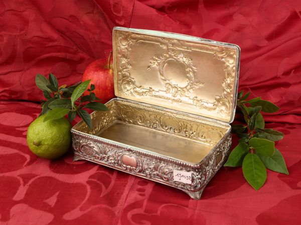 Scrigno in argento  - Asta La casa classica. Stile intramontabile - Associazione Nazionale - Case d'Asta italiane