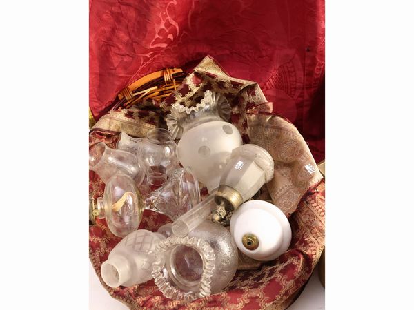 Miscellanea di accessori per illuminazione  - Asta La casa classica. Stile intramontabile - Associazione Nazionale - Case d'Asta italiane