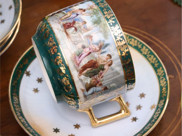 Servizio da caff� in porcellana, Ex Operai Ginori  - Asta La casa classica. Stile intramontabile - Associazione Nazionale - Case d'Asta italiane