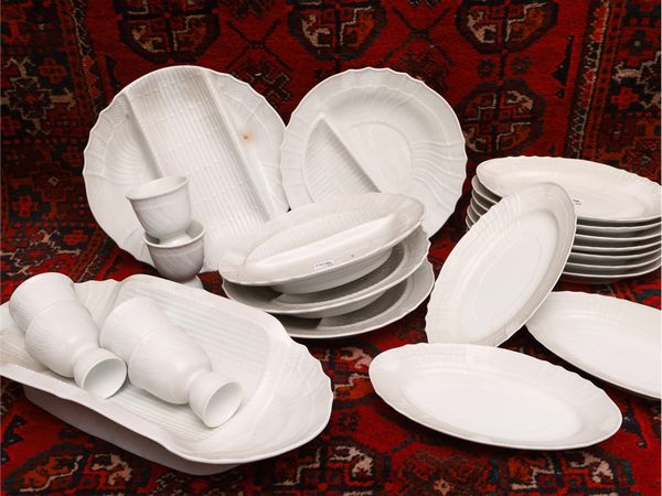 Set da pinzimonio in porcellana, Vecchia Ginori, Richard Ginori  - Asta La casa classica. Stile intramontabile - Associazione Nazionale - Case d'Asta italiane