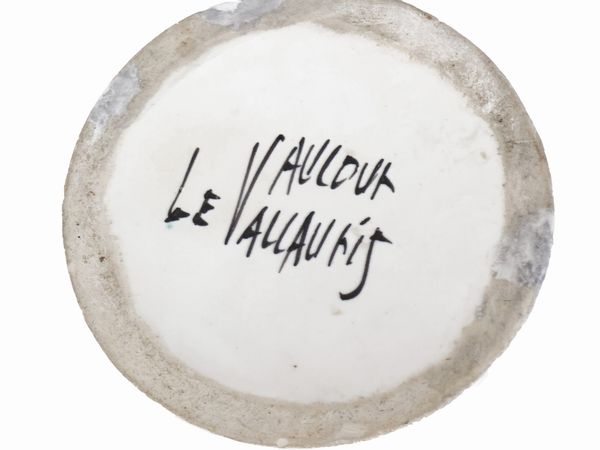 Piccolo vaso antropomorfo in ceramica, Marino Le Vaucour per Vallauris  - Asta La casa classica. Stile intramontabile - Associazione Nazionale - Case d'Asta italiane