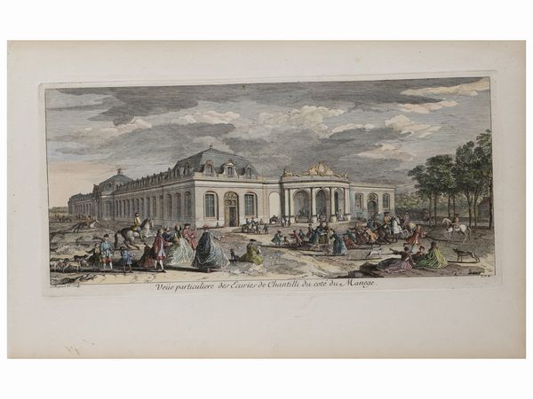 Tre vues d'optiques di Versailles  - Asta La casa classica. Stile intramontabile - Associazione Nazionale - Case d'Asta italiane