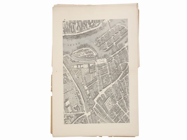 Paris au XVIIIe si�cle. Plan de Paris en 20 planches  - Asta La casa classica. Stile intramontabile - Associazione Nazionale - Case d'Asta italiane