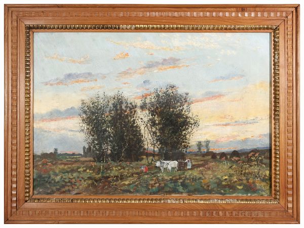 Paesaggi campestri  - Asta La casa classica. Stile intramontabile - Associazione Nazionale - Case d'Asta italiane