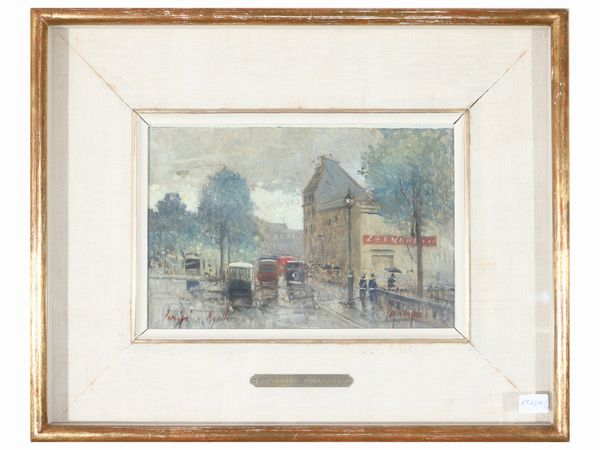 Francesco Pagliazzi : Scorcio di citt� - Scorcio campestre - Natura morta  - Asta La casa classica. Stile intramontabile - Associazione Nazionale - Case d'Asta italiane