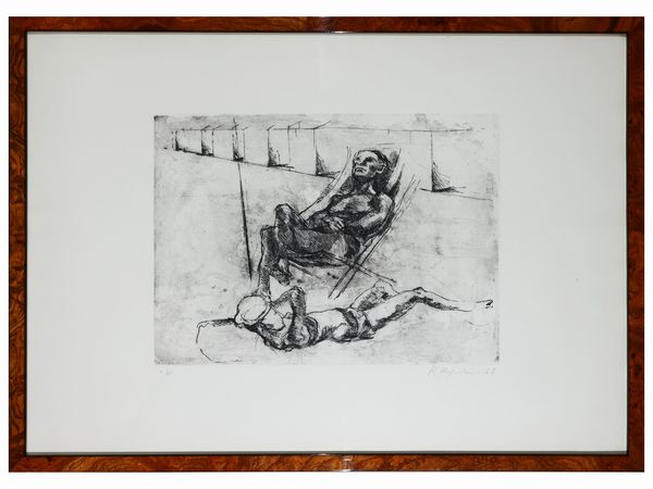 Lotto di grafica: Renato Alessandrini, Alberico Morena e altri artisti  - Asta La casa classica. Stile intramontabile - Associazione Nazionale - Case d'Asta italiane