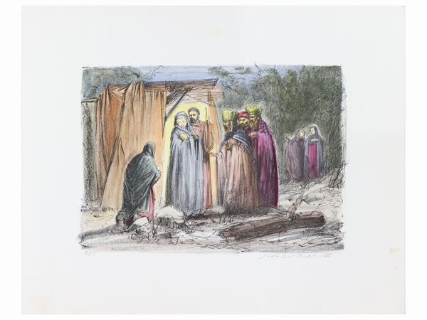 Lotto di grafica e bozzetti  - Asta La casa classica. Stile intramontabile - Associazione Nazionale - Case d'Asta italiane