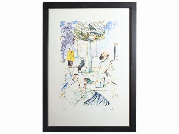 Lotto di grafica: Antonio Possenti, Marcello Tommasi, Sirio Midollini:  - Asta La casa classica. Stile intramontabile - Associazione Nazionale - Case d'Asta italiane