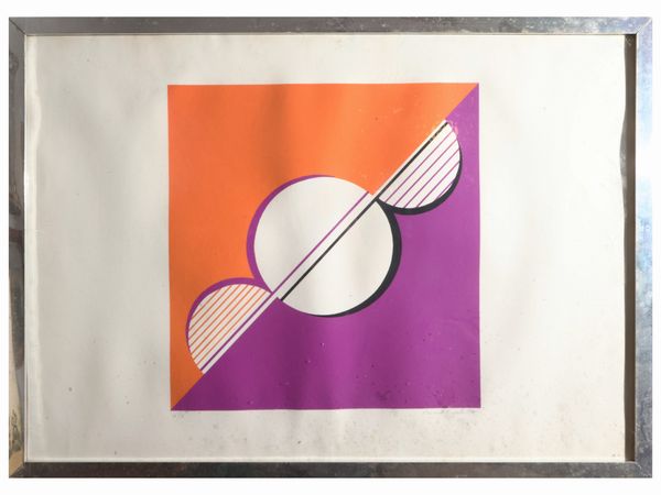 Carmelo Cappello : Composizione geometrica 1975  - Asta La casa classica. Stile intramontabile - Associazione Nazionale - Case d'Asta italiane
