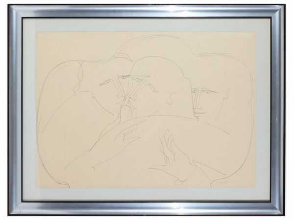 Alfio Rapisardi : Cristo 1978 - Figure  - Asta La casa classica. Stile intramontabile - Associazione Nazionale - Case d'Asta italiane