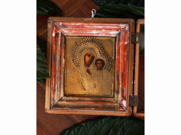 Icona - Madonna con Bambino  - Asta La casa classica. Stile intramontabile - Associazione Nazionale - Case d'Asta italiane