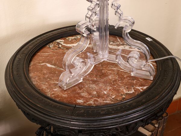 Libreria girevole in legno ebanizzato  - Asta La casa classica. Stile intramontabile - Associazione Nazionale - Case d'Asta italiane