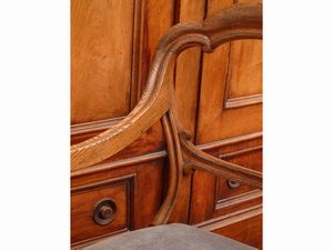 Coppia di poltroncine in rovere  - Asta La casa classica. Stile intramontabile - Associazione Nazionale - Case d'Asta italiane