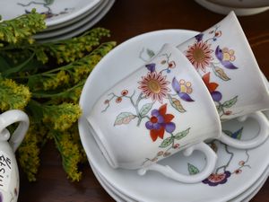 Servizio da caff� in porcellana, Richard Ginori, Anni Sessanta  - Asta La casa classica. Stile intramontabile - Associazione Nazionale - Case d'Asta italiane