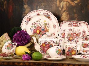 Servizio di piatti in terraglia Mason's, Fruit Basket  - Asta La casa classica. Stile intramontabile - Associazione Nazionale - Case d'Asta italiane