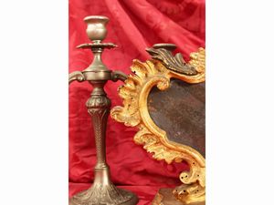 Cartagloria in legno intagliato e dorato  - Asta La casa classica. Stile intramontabile - Associazione Nazionale - Case d'Asta italiane