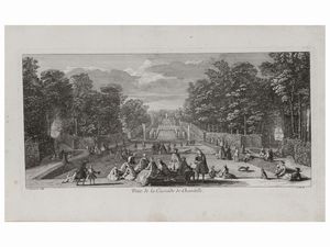 Jacques Rigaud - Quattro vedute di Chantilli