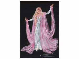 Studi per costumi teatrali  - Asta La casa classica. Stile intramontabile - Associazione Nazionale - Case d'Asta italiane