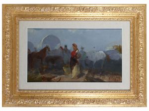 Alfredo Del Sordo - Figure con cavalli