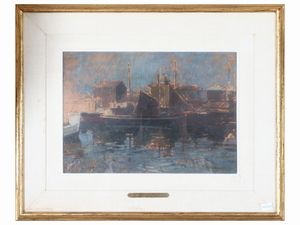 Francesco Pagliazzi - Paesaggi marini con barche