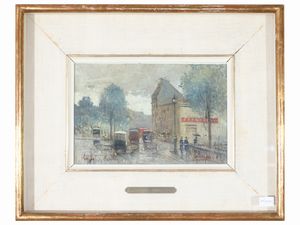 Francesco Pagliazzi - Scorcio di citt� - Scorcio campestre - Natura morta