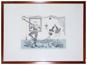 Lotto di grafica: Renato Alessandrini, Alberico Morena e altri artisti  - Asta La casa classica. Stile intramontabile - Associazione Nazionale - Case d'Asta italiane