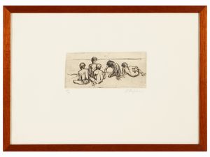 Lotto di grafica: Renato Allessandrini, Rodolfo Marma, Enzo Faraoni e altri artisti  - Asta La casa classica. Stile intramontabile - Associazione Nazionale - Case d'Asta italiane