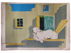 Lotto di grafica: Luigi Guerricchio, Fernando Farulli e Tullio Ghiandoni  - Asta La casa classica. Stile intramontabile - Associazione Nazionale - Case d'Asta italiane