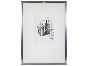 Gualtiero Nativi : Nature morte con vasi di fiori 1946 e 1947  - Asta La casa classica. Stile intramontabile - Associazione Nazionale - Case d'Asta italiane