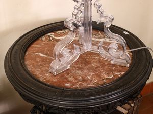 Libreria girevole in legno ebanizzato  - Asta La casa classica. Stile intramontabile - Associazione Nazionale - Case d'Asta italiane