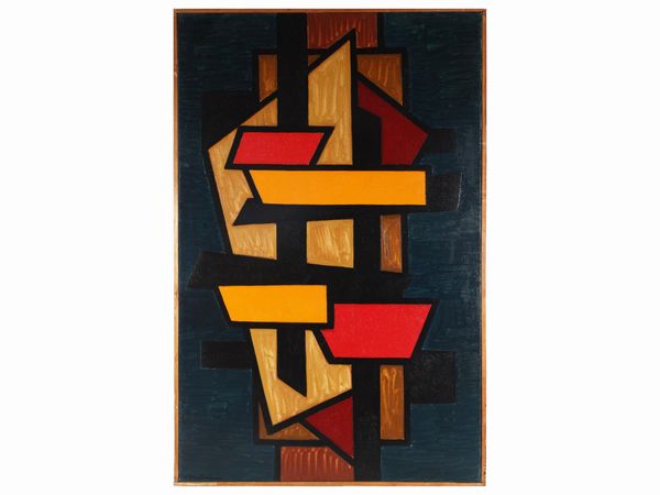 Osvaldo Medici Del Vascello : Stazione spaziale 1960  - Asta Arte Moderna e Contemporanea - Associazione Nazionale - Case d'Asta italiane