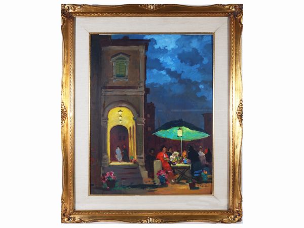 Renato Natali : Fioraie  - Asta Arte Moderna e Contemporanea - Associazione Nazionale - Case d'Asta italiane