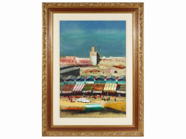 Salvatore Magazzini : Marrakech  - Asta Arte Moderna e Contemporanea - Associazione Nazionale - Case d'Asta italiane