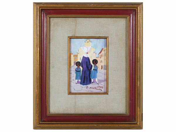 Rodolfo Marma : Monachina 1985  - Asta Arte Moderna e Contemporanea - Associazione Nazionale - Case d'Asta italiane