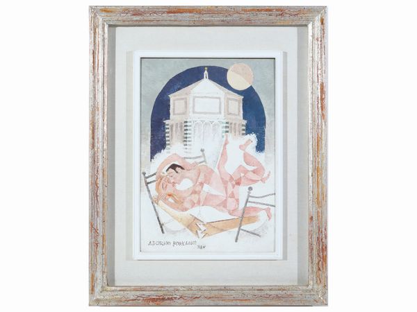 Adorno Bonciani : Matrimonio 1974  - Asta Arte Moderna e Contemporanea - Associazione Nazionale - Case d'Asta italiane