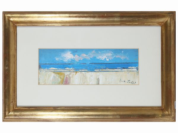 Sergio Scatizzi : Il mare  - Asta Arte Moderna e Contemporanea - Associazione Nazionale - Case d'Asta italiane